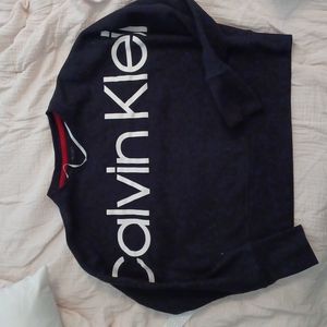 Calvin Klein oversize cropped sweatshirt